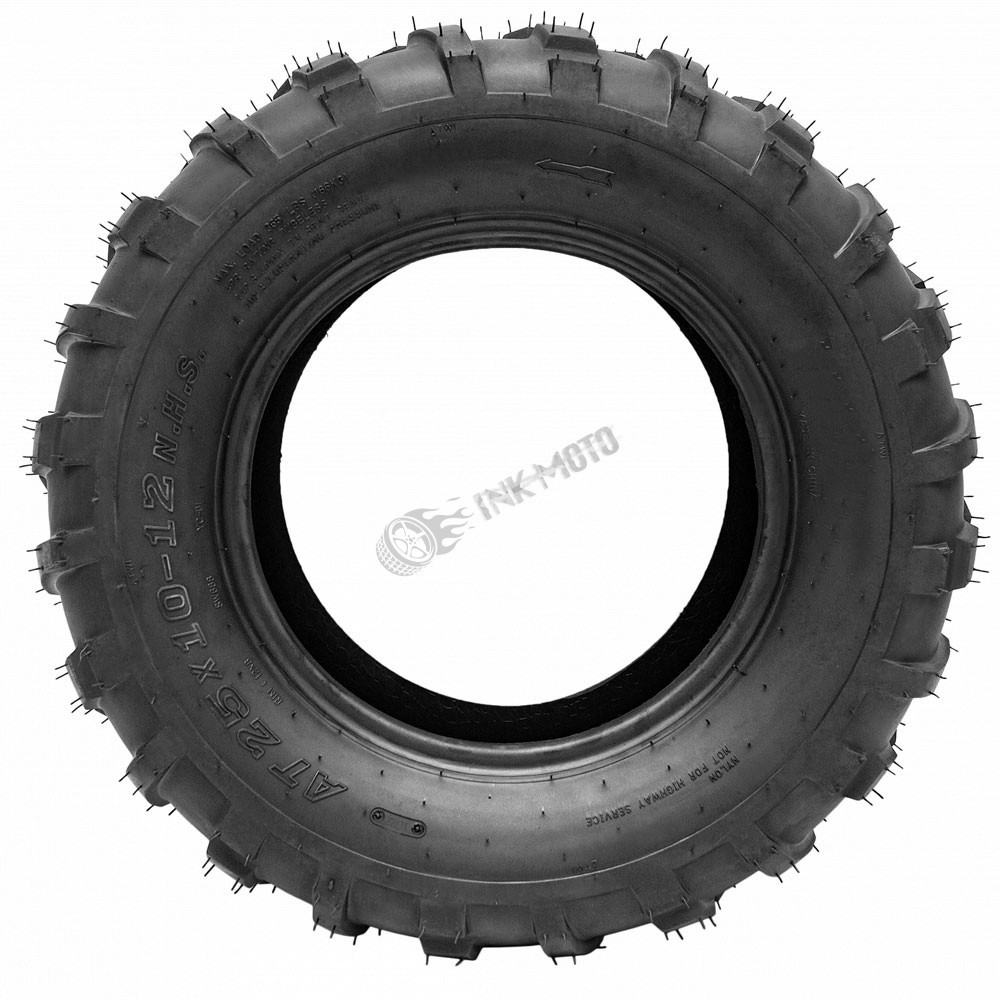 25x10-12 25x8-12 ATV UTV Tires 4Ply Tubeless - All Terrain Mud Sand Trail Tires