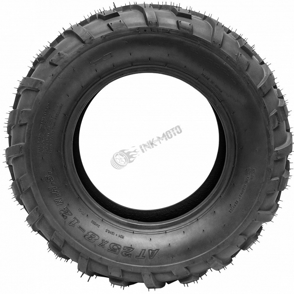 25x10-12 25x8-12 ATV UTV Tires 4Ply Tubeless - All Terrain Mud Sand Trail Tires