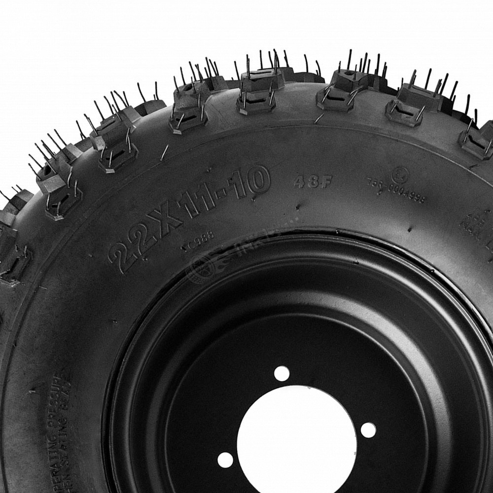 22x11-10 4PLY 10 Inch Trailer Tire Tubeless Wholesale ATV Golf Cart Go Kart Tires