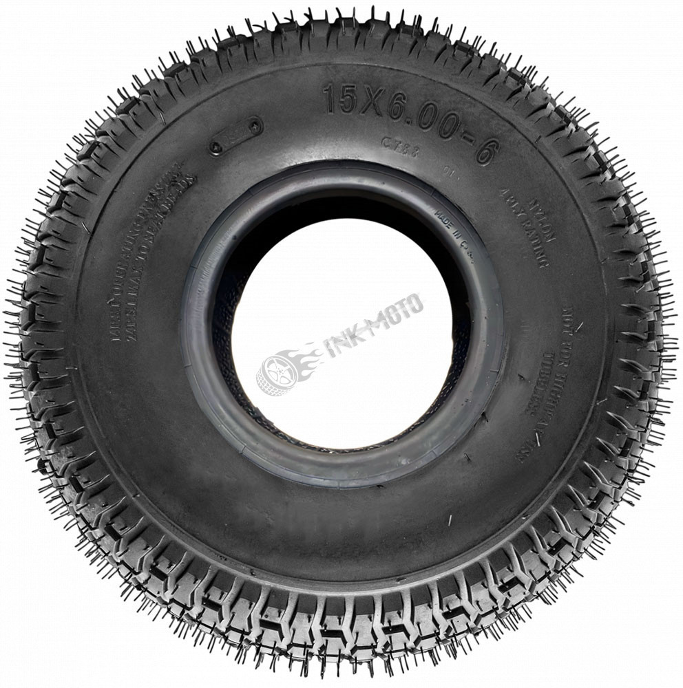 15X6.00-6 15*6-6 13x5.00-6 ATV Tires 6 Inch Tubeless Lawn Mower Garden Tractor Tyre Turf Grass Tire