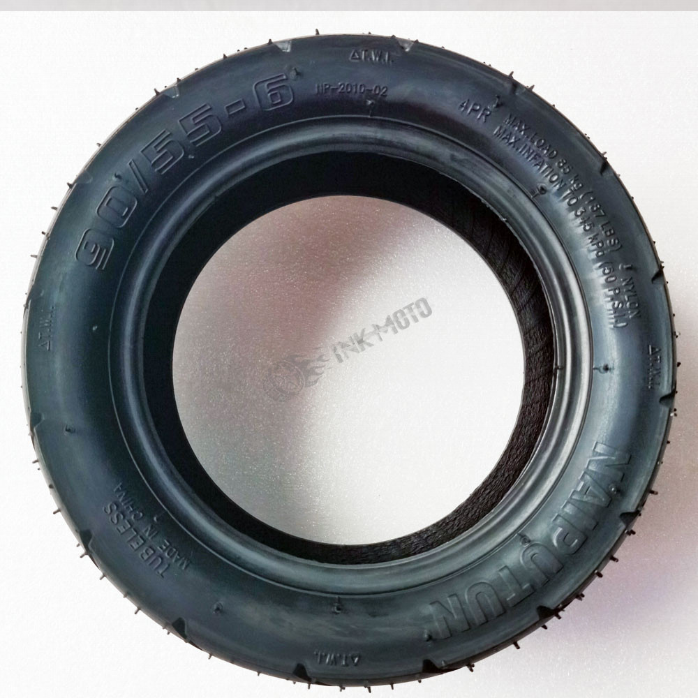 Tyre Electr Scooter Inflatable Rubber Pneumatic Scooter Tyres 90/55-6 Tubeless Vacuum Tires