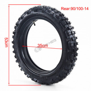 14" 17" Inch Motorcycle Tires 70x100-17 Off Road Dirt Bike Tyre 90/100-14