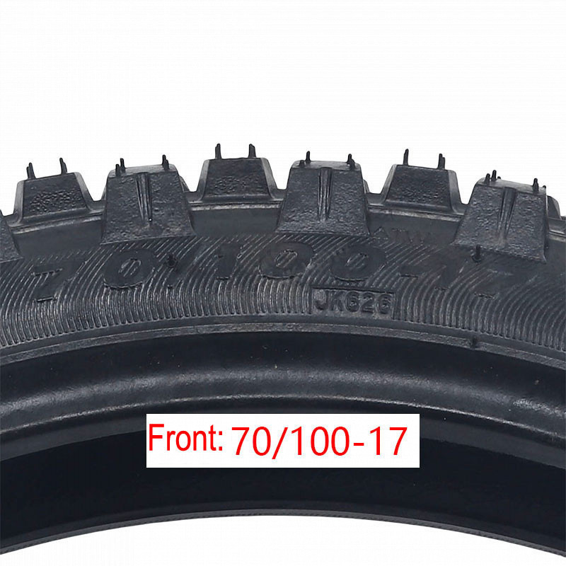14" 17" Inch Motorcycle Tires 70x100-17 Off Road Dirt Bike Tyre 90/100-14