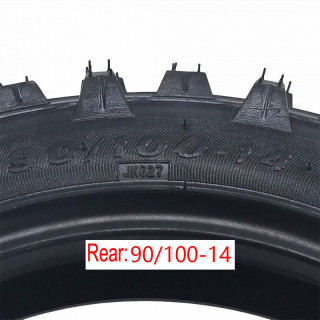14" 17" Inch Motorcycle Tires 70x100-17 Off Road Dirt Bike Tyre 90/100-14