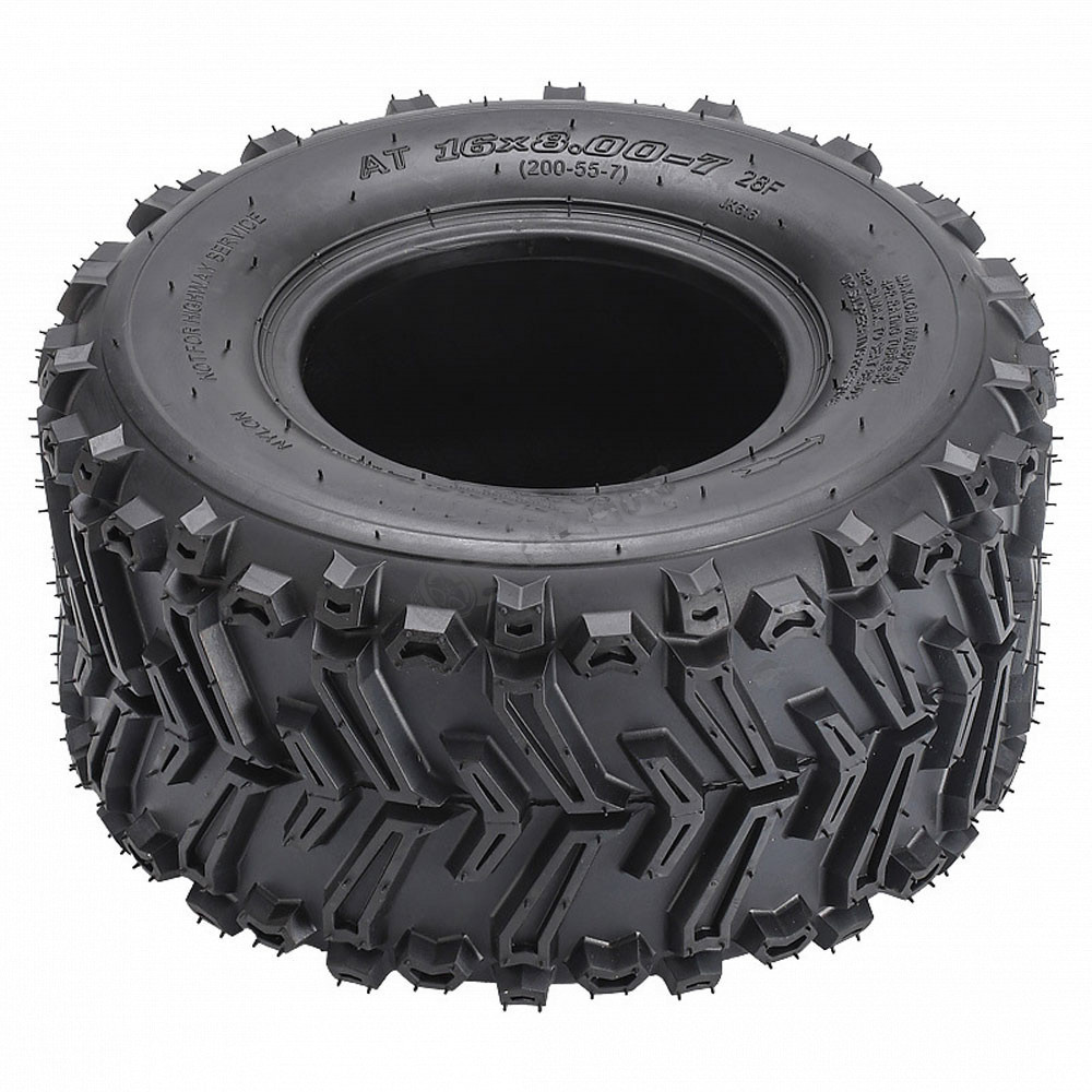 16X8-7 Tubeless 7 inch ATV tires for kart sightseeing car snow plow