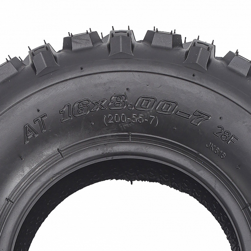 16X8-7 Tubeless 7 inch ATV tires for kart sightseeing car snow plow