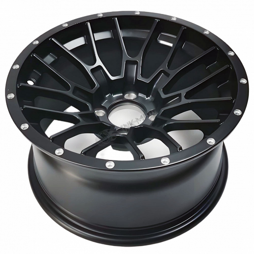 14 Inch Aluminum Golf Cart Wheels and Tires PCD101.6 ET-15 ATV Tires Rims 14X7