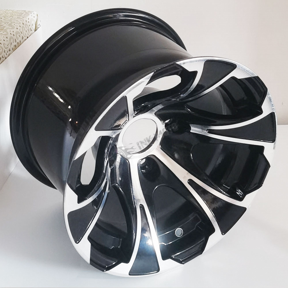 ATV 12 Inch Front Rear Tires Hub ATV UTV Go Kart /Golf Cart Aluminium Alloy Wheels Rim12X6 12x8